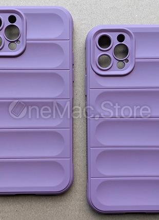Защитный Soft Touch Чехол для Iphone 12 Pro (soft violet)