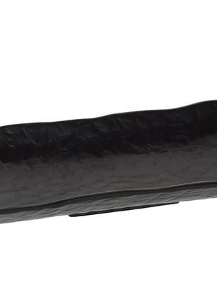 Блюдо алюминиевое с ручками 43см, цвет - черный