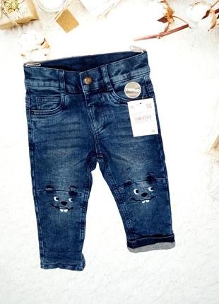 Утеплённые джинсы торговой марки c&a