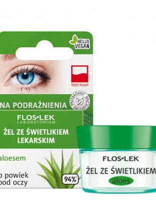 Гель для шкіри навколо очей з очанкою лікарською й алое FLOSLE...