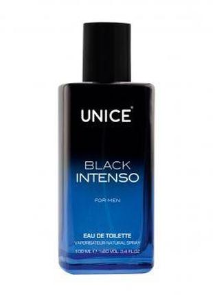 Мужская туалетная вода UNICE Black Intenso, 100 мл