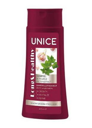 Шампунь Unice для стимуляции роста волос с экстрактами чеснока...