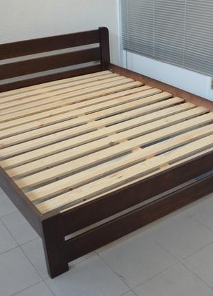 Кровать Деревянная Рич 140х200см. Двуспальная Кровать из Сосны