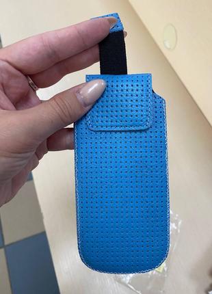 Чехол универсальный для Nokia 225 Perforation blue Grand КМ