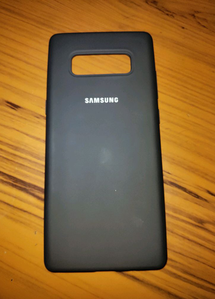 Чехол Silicone Case Cover Samsung Galaxy Note 8 N950 черный-бу