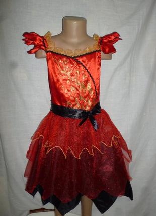 Карнавальное платье на 9-10 лет