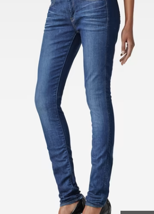 Джинсы g-star raw 3301 contour high skinny jeans