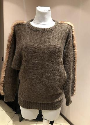 Свитер реглан джемпер пуловер шерсть (48-220)