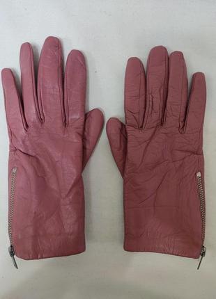 Женские кожаные перчатки. размер 7,5