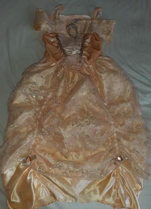 Платье принцесса белль на 3-5 лет