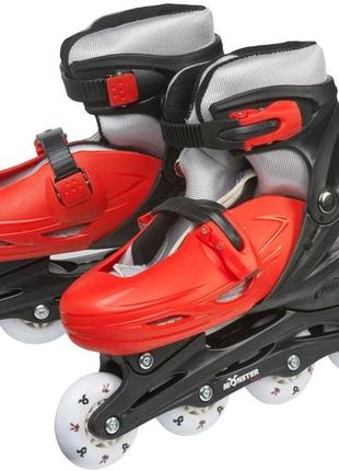 Качественные детские раздвижные ролики monster inline skates р...