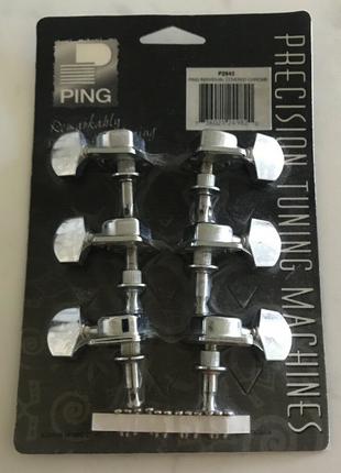Колки 3+3  Ping P2642 Individual Chrome для электрогитары.