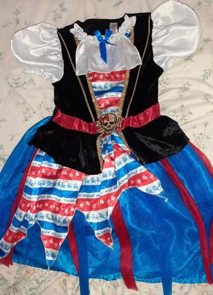 Платье пиратка на 7-8 лет
