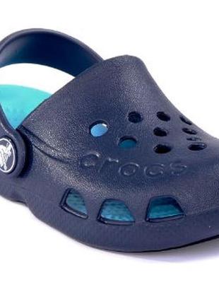 Кроксы сабо синие crocs italy c8-9,25-26р