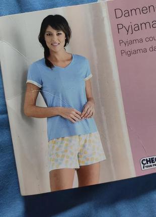 Жіночий комплект, футболка та шорти blue motion, розмір l (44/46)