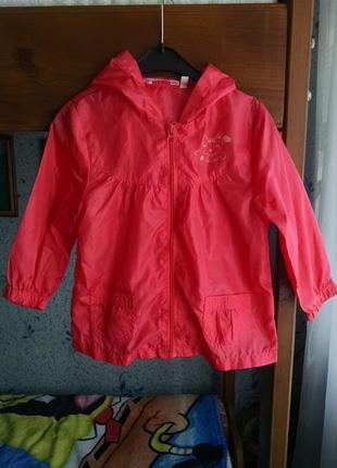 Куртка, вітровка,дощовик для дівчинки 2-3,6 роки