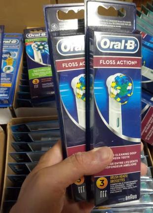6шт Насадки для электро щетки Braun Oral-b Oral-b Floss Action...