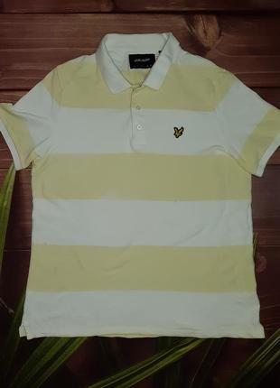 Мужская футболка поло lyle scott