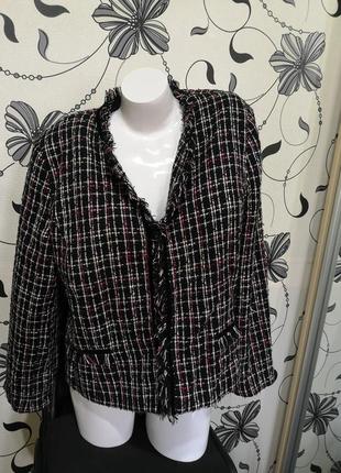 Пиджак в стилі chanel (шанель) , крупний план тканини на фото 2