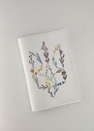 Обкладинка для паспорта герб квітки
