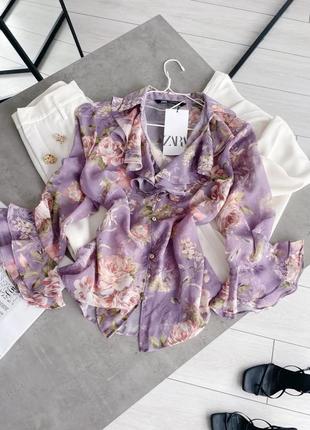 Трендовая блуза zara новых коллекций