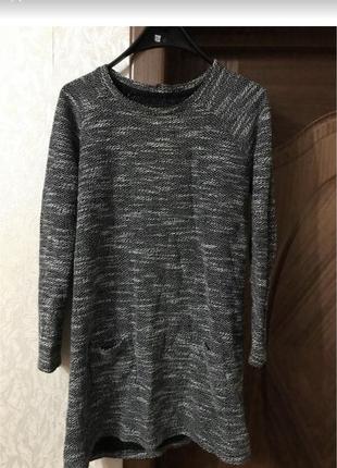 Распродажа! вязаное тёплое платье свитер