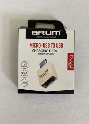 Пeрехідник brom p004 micro to usb