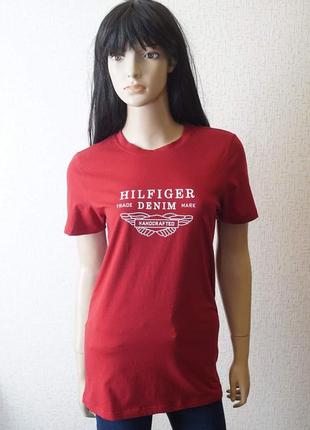 Женская удлиненная футболка tommy hilfiger