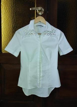 Рубашка блузка женская белая