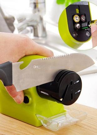 Электрическая универсальная точилка для ножей, ножниц и отверт...
