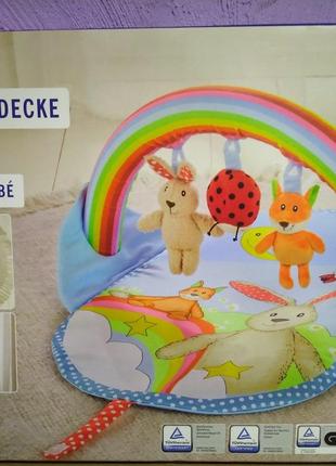 Дитячий ігровий килимок Лисиця-зайчик-сонечко Lupilu Німеччина