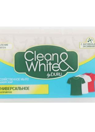 Хозяйственное мыло универсальное CleanWhite Duru 120 гр "DURU"