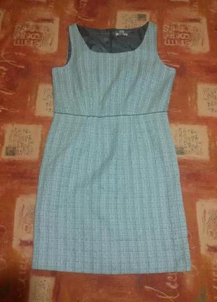 Теплое платье - сарафан (пог 52 см) 54