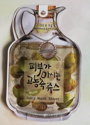 Sale! goshen baviphat olive juicy mask sheet маска для лица