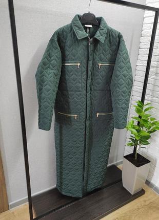 Стёганое демисезонное пальто nu denmark luxury