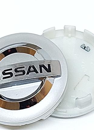 Колпачок заглушка на литые диски Nissan Ниссан 54/48мм