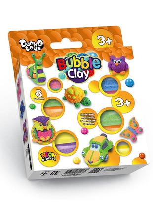 Креативное творчество Bubble Clay 8 цветов укр