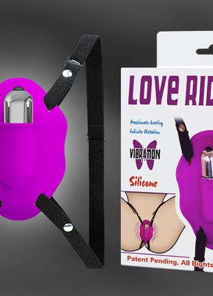 Клиторальный стимулятор на ремешках "Love rider" Baile BI-014153
