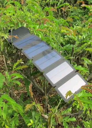 Туристическая солнечная панель 10Вт зарядное устройство  поверба