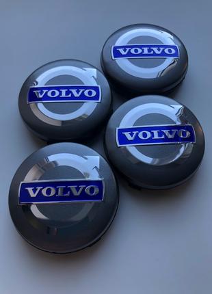Колпачки заглушки на литые диски Вольво Volvo 64мм 3546923 313...