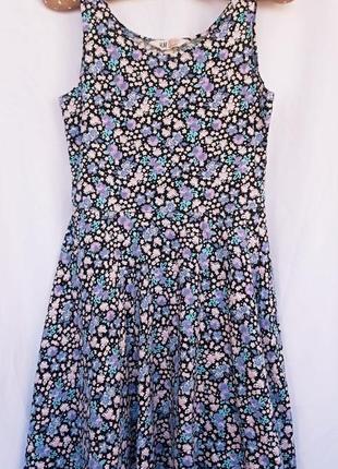 Літня сукня h&m для дівчинки у квітковий принт, розмір