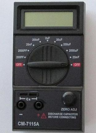 Цифровий вимірювач ємності CM-7115A