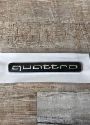 Шильдик на багажник напис на багажник Ауди Audi Quattro Кватро...