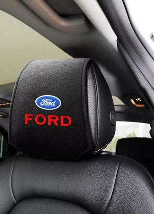 Чехол на подголовник с логотипом Ford 2шт