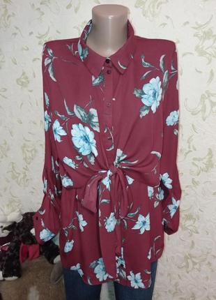 Блуза рубашка uk16