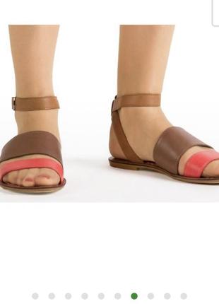Удобные крутые кожаные босоножки сандалии clarks/оригинал