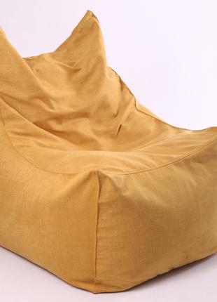 Кресло бескаркасное мешок груша "Кот", 80х70 см, мебельная мик...