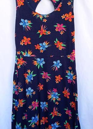 Літня міні сукня george з принтом "квіти", розмір 38