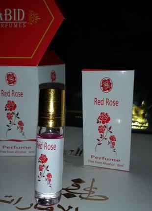 Арабские масляные духи без спирта red rose роллер 6 мл