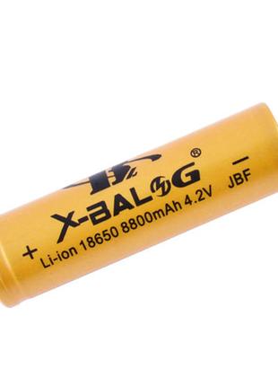 Аккумулятор X-Balog 8800 18650, ~700mAh, золотой